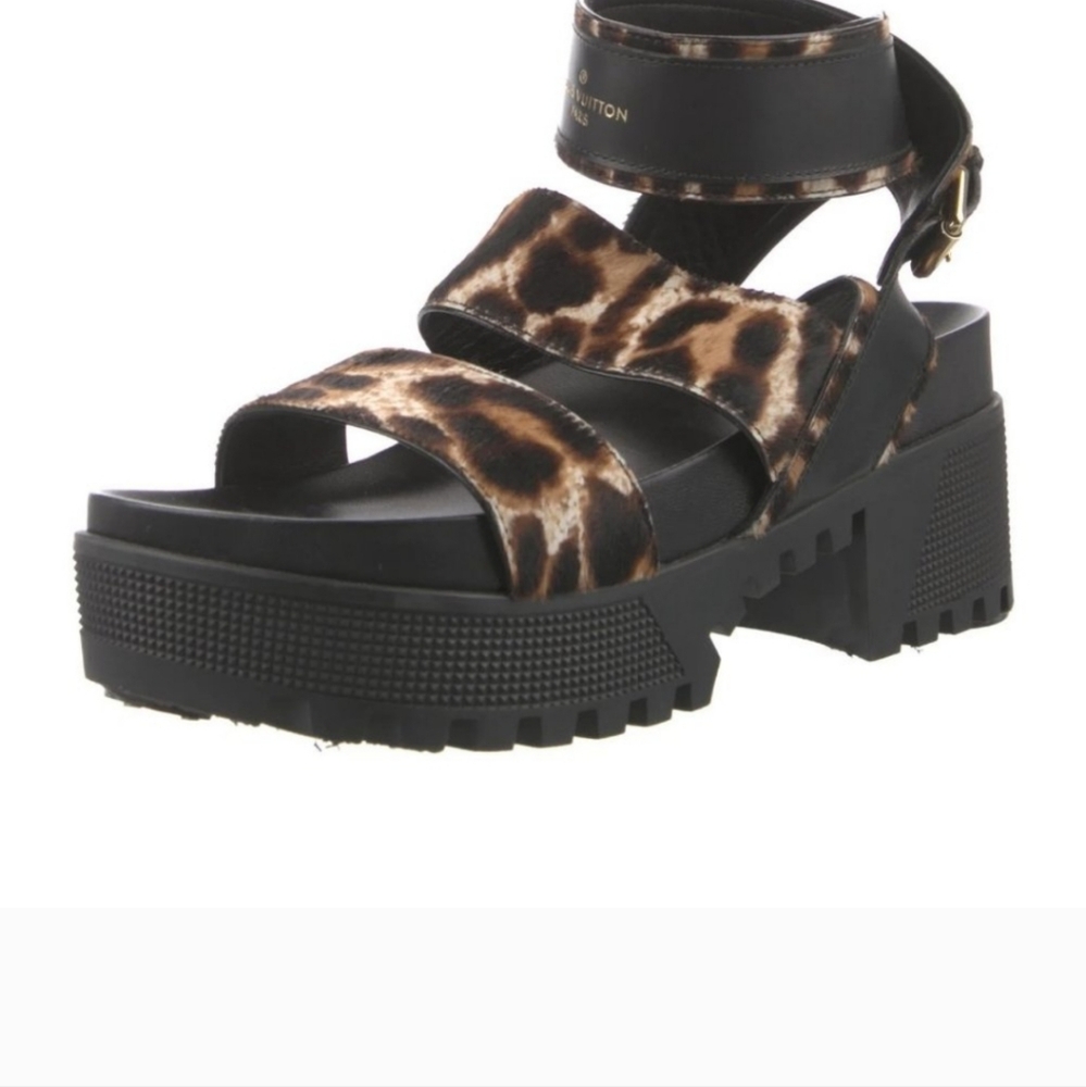 Louis Vuitton Animal Print Sandals...Size 8.5 - Picture 2 of 5